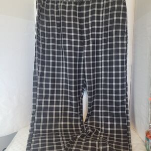 Arizona Jean Company Black and White Plaid Boot Cut Pants